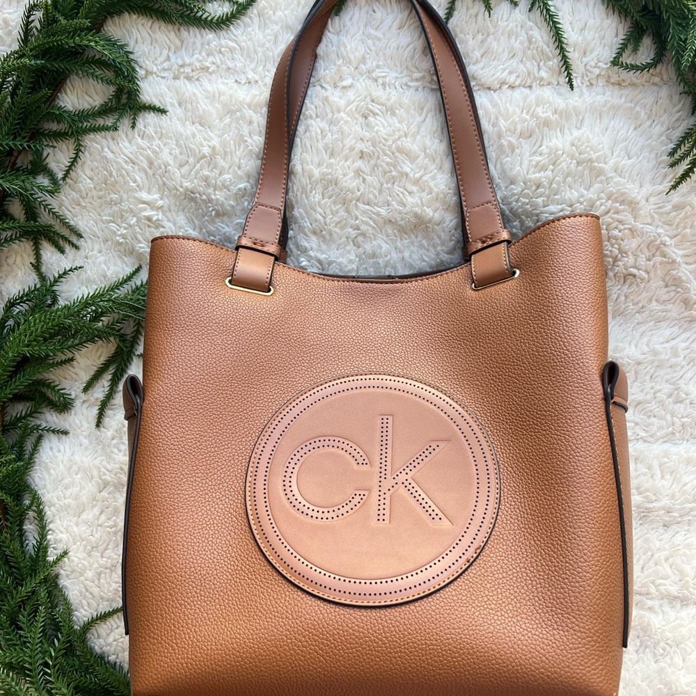 Calvin Klein Tan Tote Bag